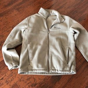 Men’s fleece Columbia full zip jacket